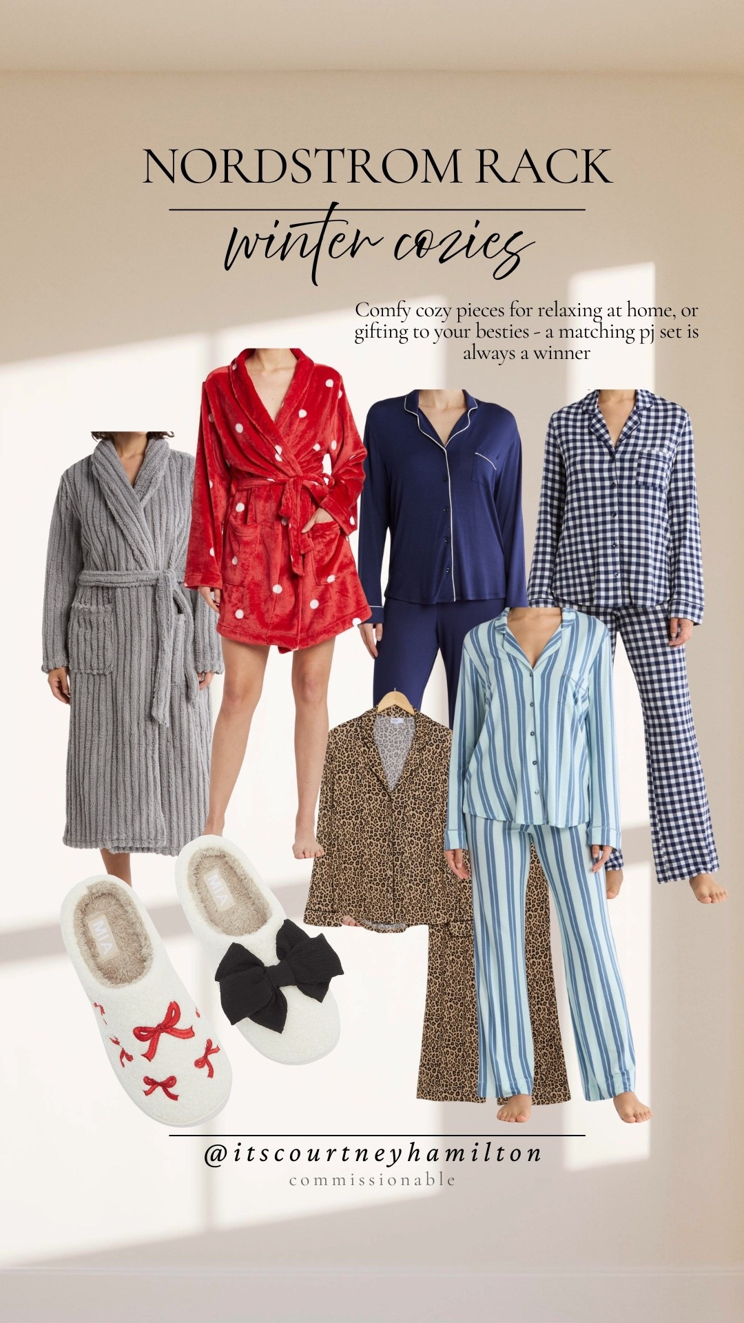 Winter cozies, matching pajama sets, cozy robes, cute slippers- great gift ideas under $30

@nordstromrack #nordstromrackpartner #rackscore

#LTKselfcare #LTKHoliday #LTKGiftGuide