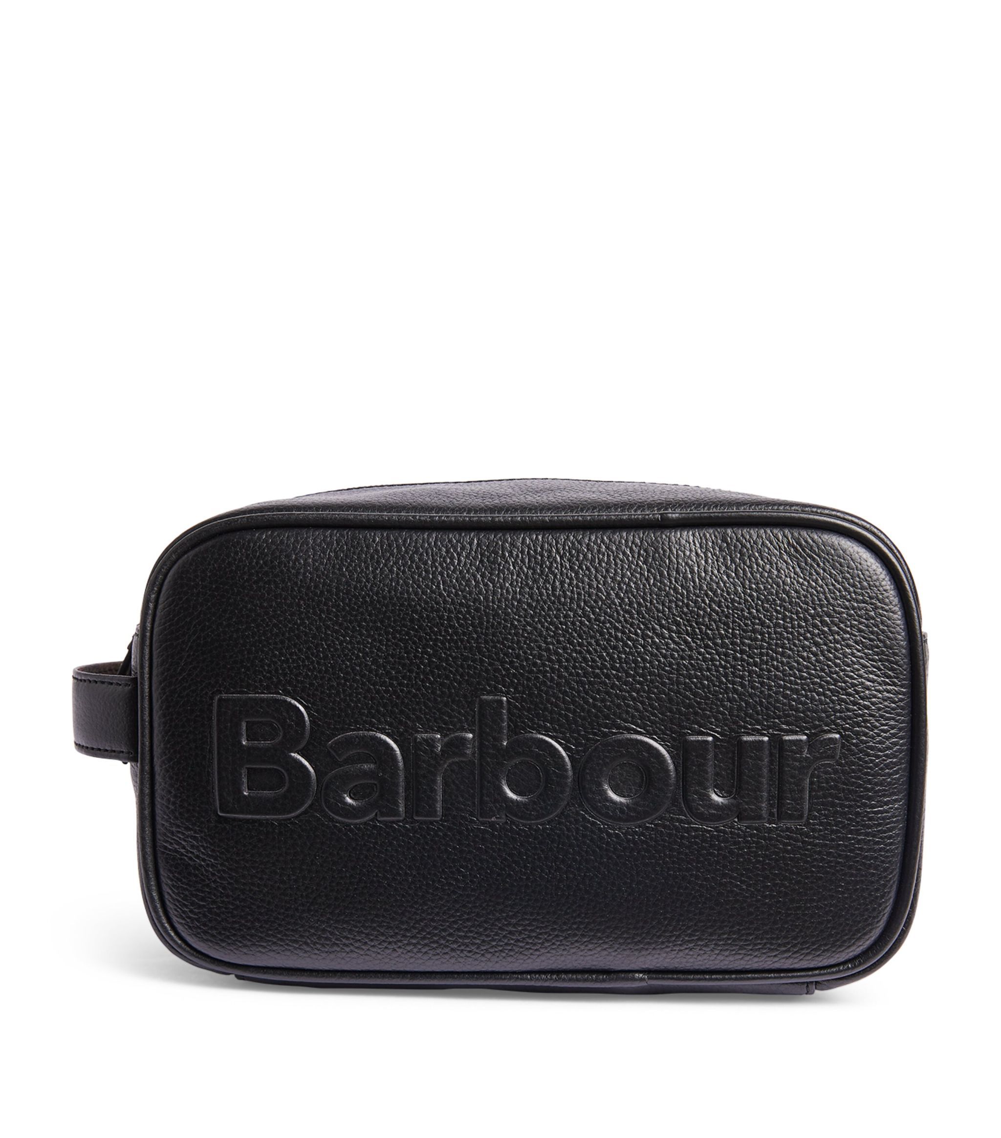 Leather Debossed Logo Wash Bag | Harrods