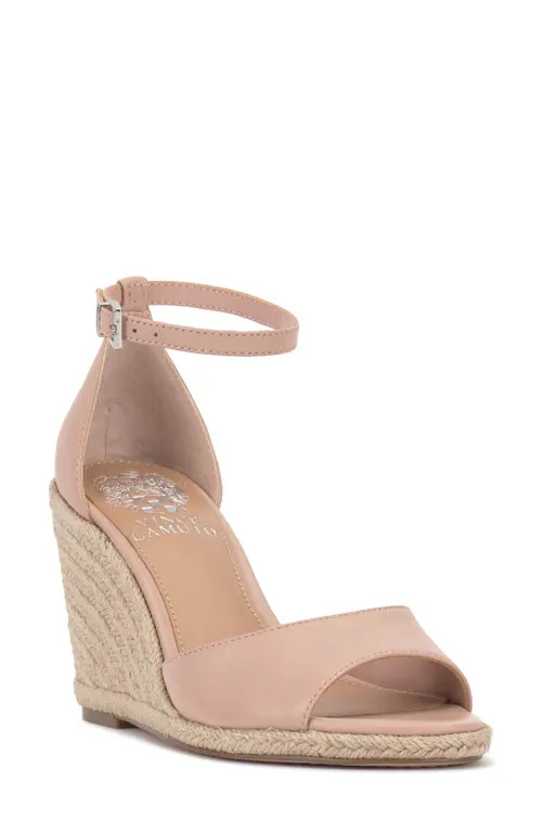 Vince Camuto Felyn Espadrille Wedge Sandal in Pale Peony at Nordstrom, Size 10 | Nordstrom