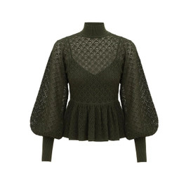 Luna Lace Knit Peplum Blouse            
        
            

    
    
    











    

 ... | ZIMMERMANN (US, CA, EU, MENA)