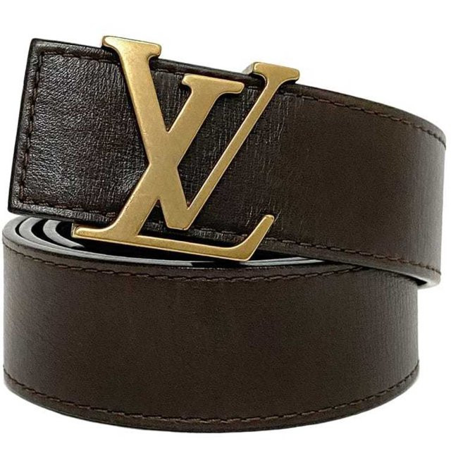 Pre-Owned Louis Vuitton Belt Santur LV Initial Brown Utah M6902 f-20122 40mm Leather CA0056 LOUIS... | Walmart (US)