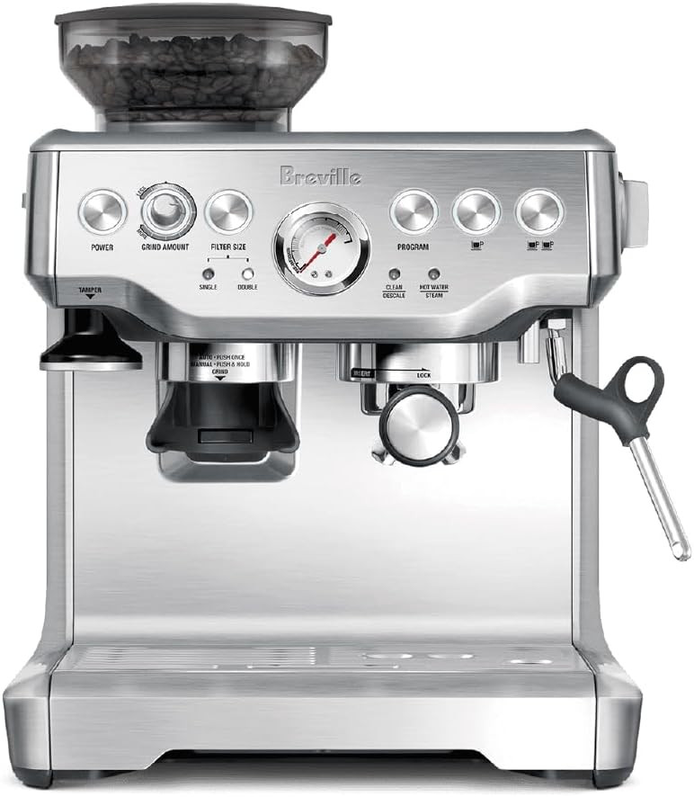 Breville RM-BES870XL Barista Express Espresso Machine, Stainless Steel (Certified Remanufactured) | Amazon (US)