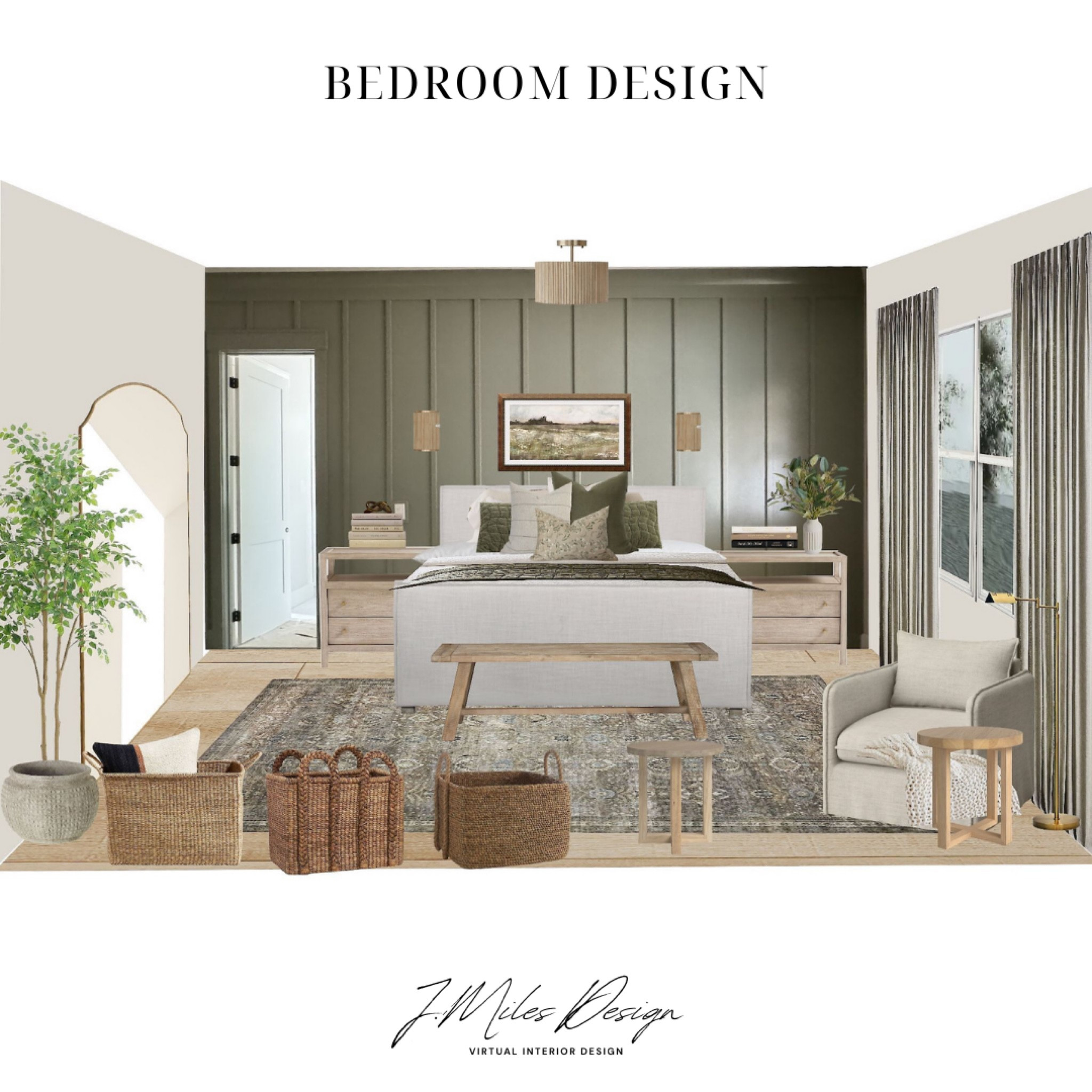 Lush & serene greens bedroom design

#LTKHome #LTKStyleTip