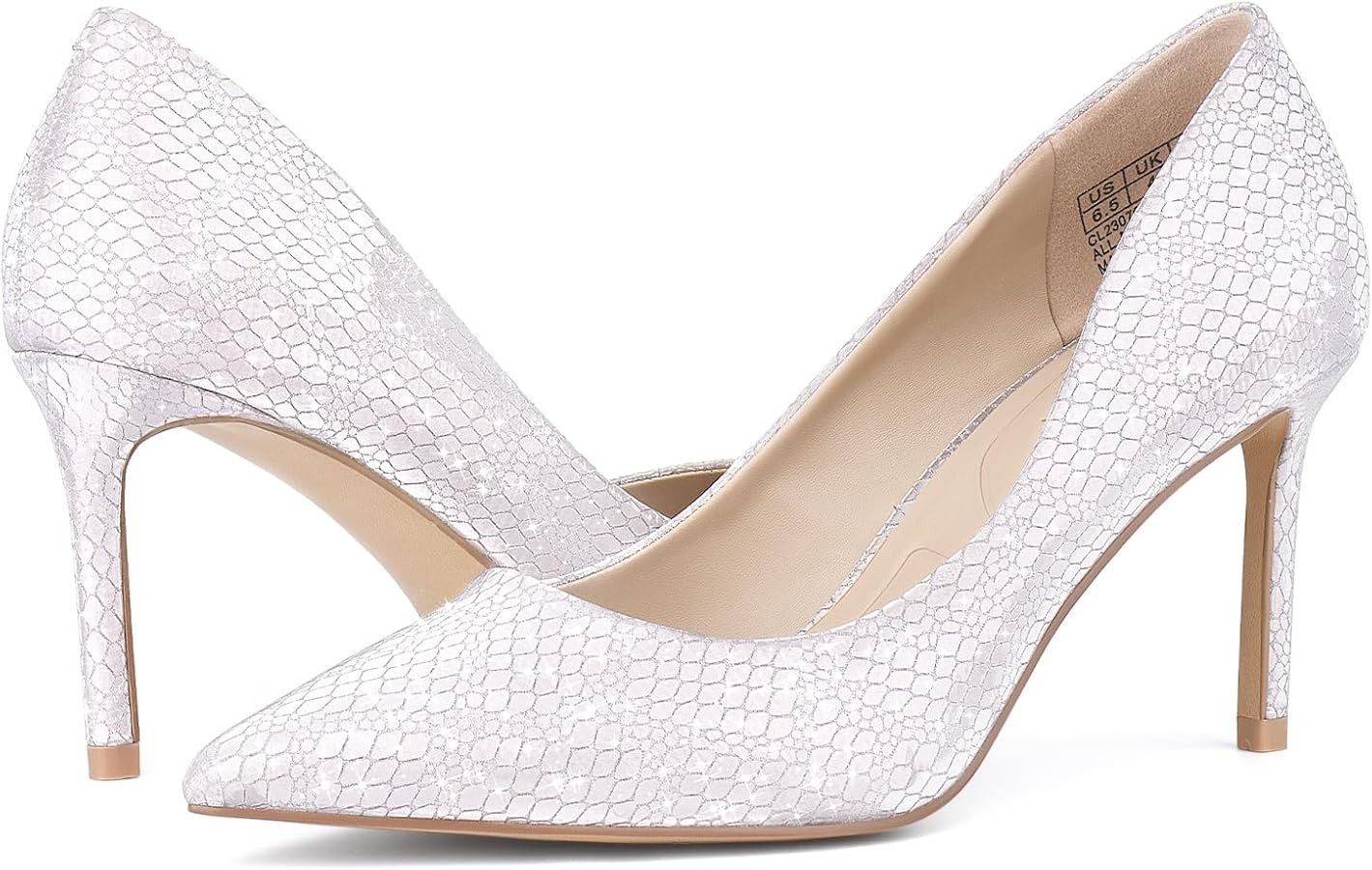 JENN ARDOR Women's Comfortable Stiletto Pumps 3 inch Elegant Gorgeous Closed Pointed Toe Slip On ... | Amazon (US)