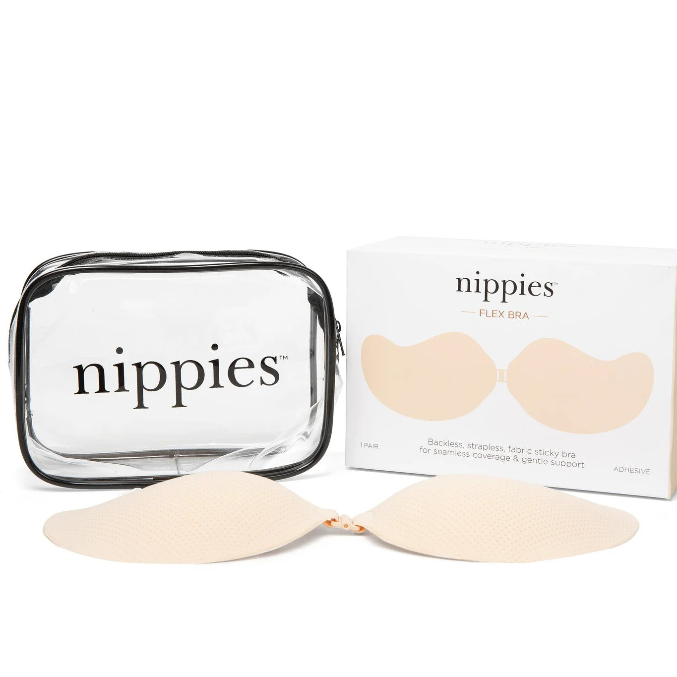 Nippies Flex Bra - Stick-On Strapless Bra for Women | Nippies
