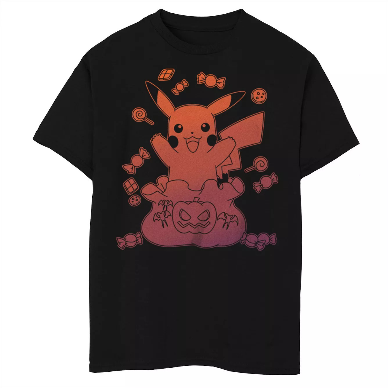 Boys Pokemon Halloween Pikachu Candy Bag Graphic Tee | Kohl's