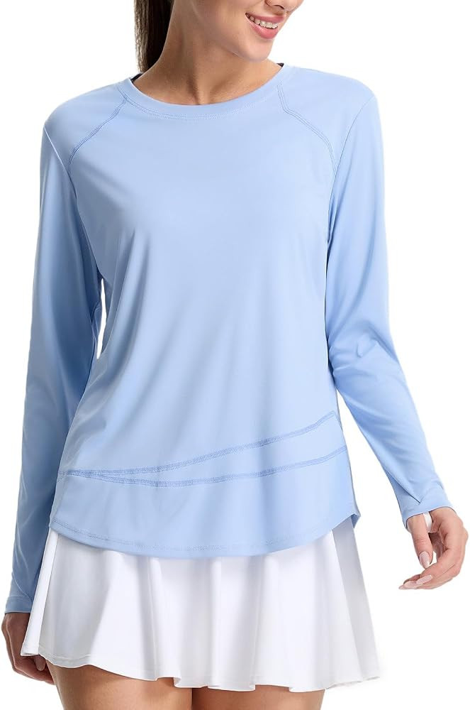 baleaf Womens Sun Shirts Long Sleeve Workout Tops | Amazon (US)