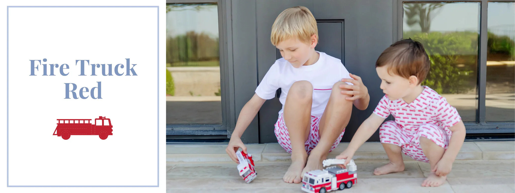 Fire Truck Red | Lila and Hayes