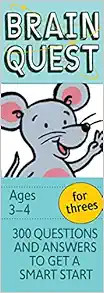 Brain Quest for Threes Q&A Cards: 300 Questions and Answers to Get a Smart Start. Teacher-approve... | Amazon (US)