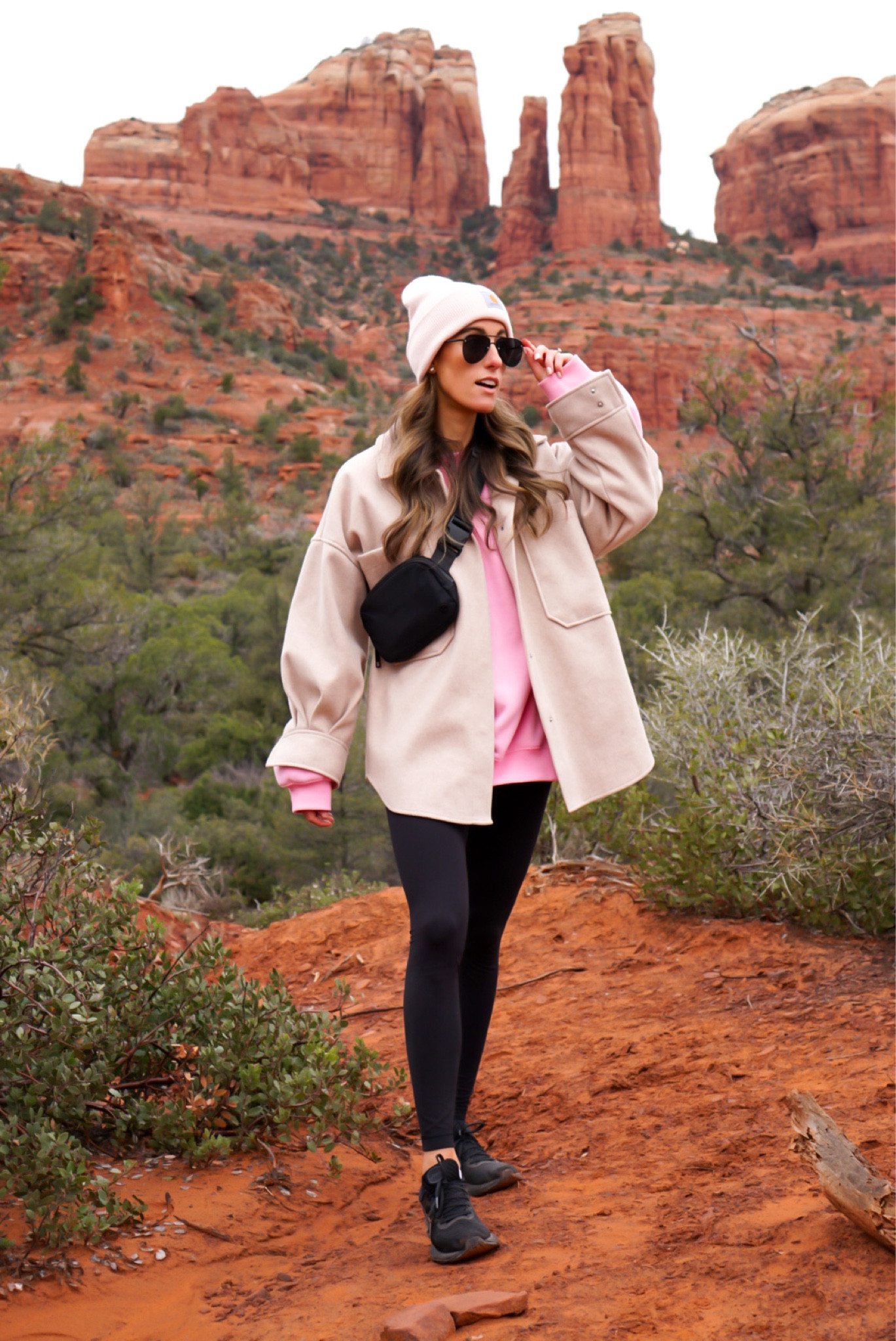 Hiking Outfit | Sedona | Shacket 

#LTKunder50 #LTKtravel #LTKSeasonal