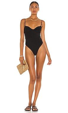 Lovers + Friends Gage One Piece in Black from Revolve.com | Revolve Clothing (Global)