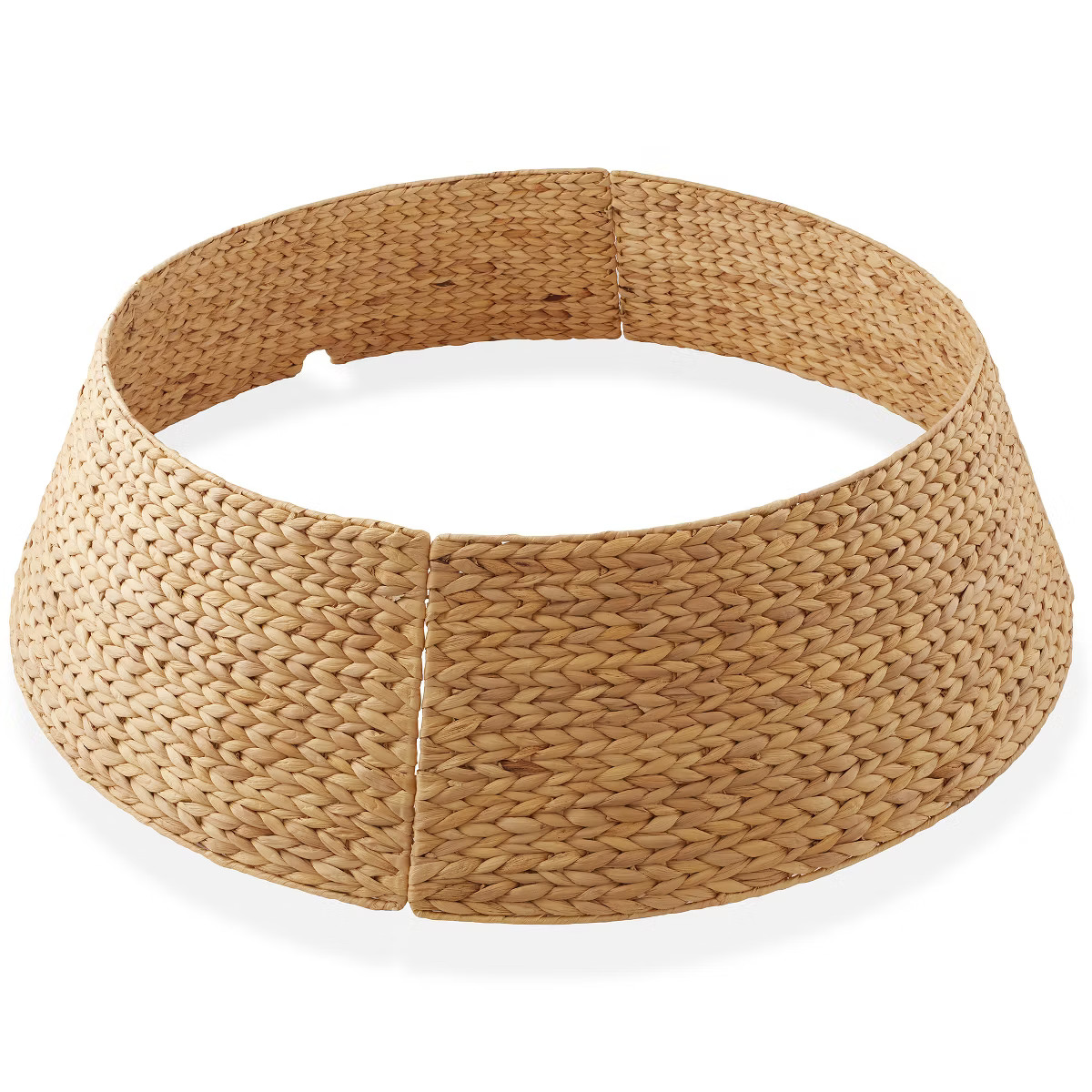 Casafield Water Hyacinth Christmas Tree Collar, Woven Tree Base Cover with Cord Cut Out | Target