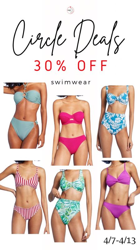 Target Circle Deals Women’s Swimwear #target #targetswim #targetdeals #circledeals #targetfinds #swimwear #bikinistyles #summerlutfit #beachlook #poolstyle

#LTKtravel #LTKswim #LTKxTarget