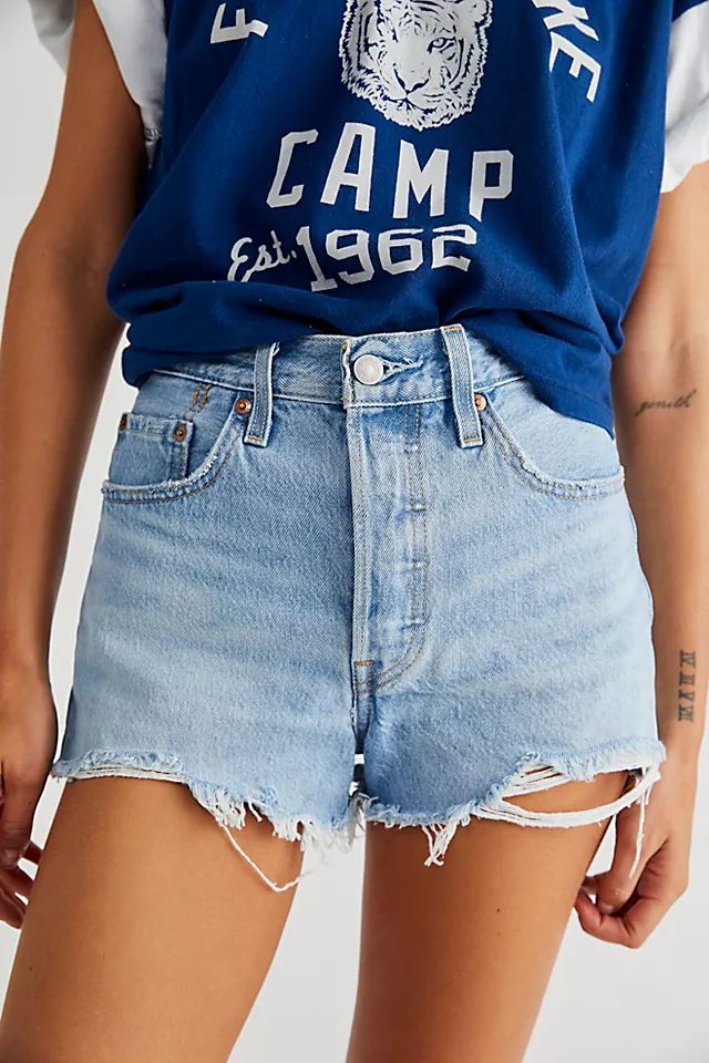 Levi’s 501 High-Rise Denim Shorts | Free People (Global - UK&FR Excluded)