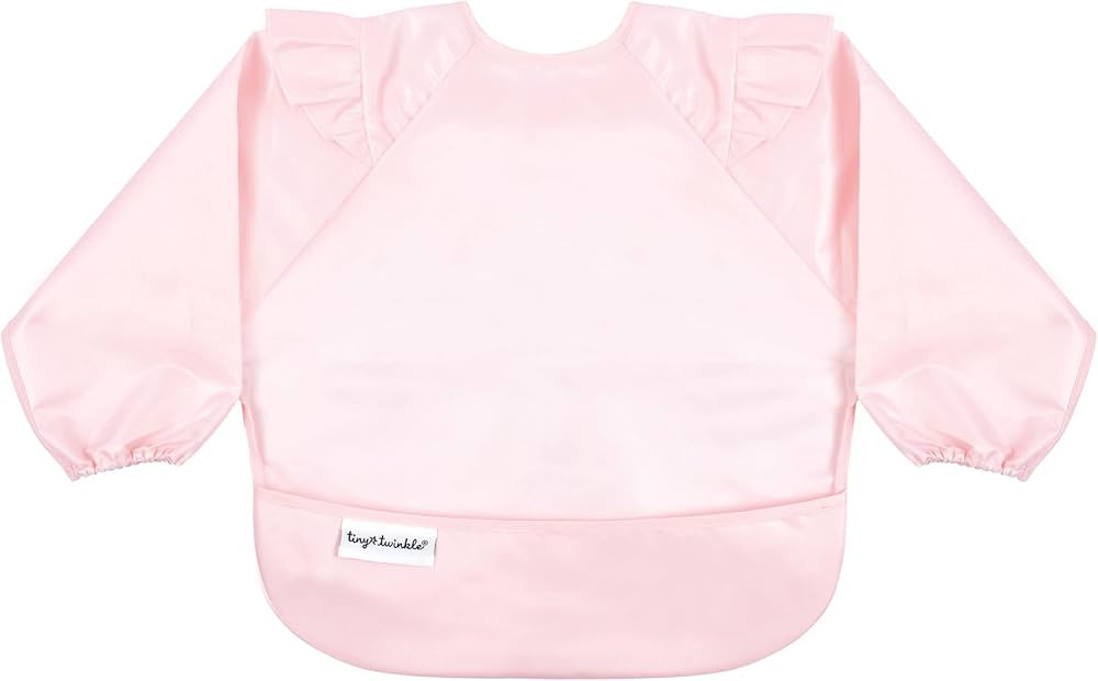 Tiny Twinkle Mess Proof Baby Bib, Cute Full Sleeve Bib Outfit, Waterproof Bibs for Toddlers, Mach... | Amazon (US)
