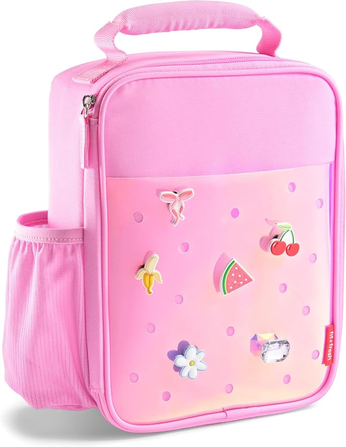 Fit & Fresh Lunch Box For Kids, Boys & Girls, School, Camp, Insulated Bag With Shoe Charm Slots F... | Amazon (US)