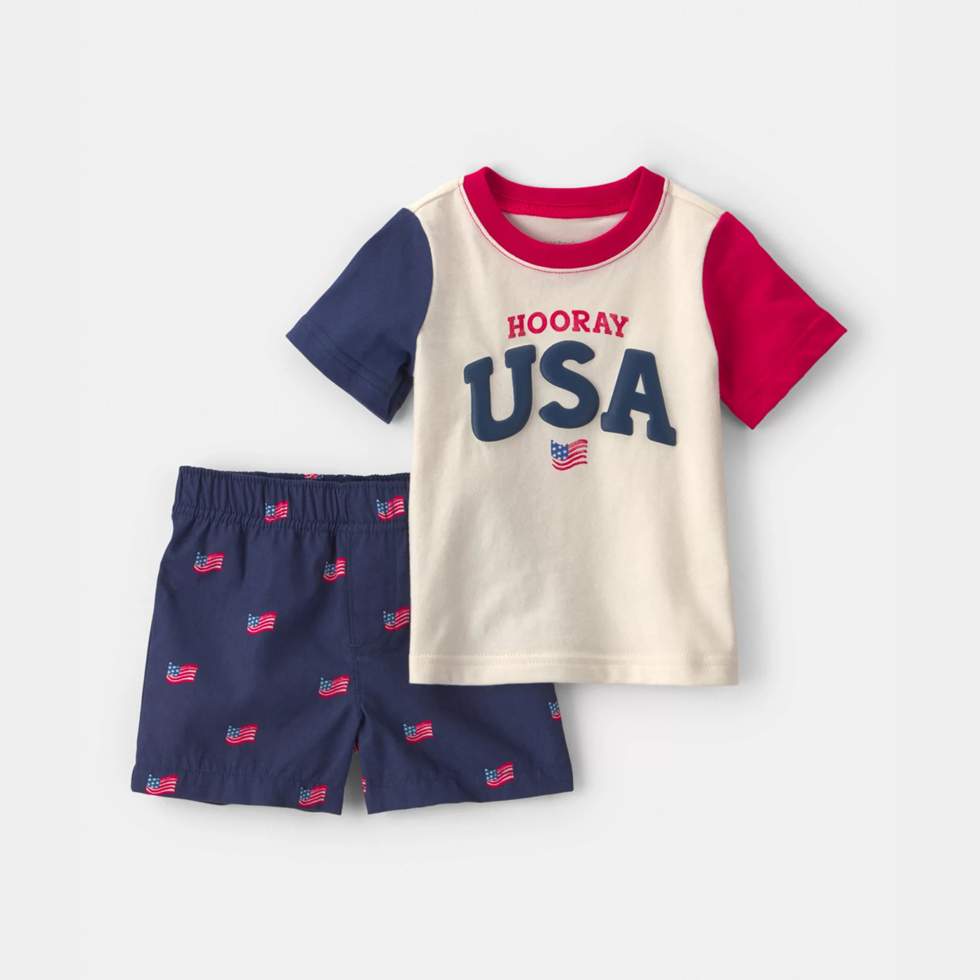 Baby Boy Carter's 2-Piece Hooray USA Top & Short Set | Kohl's