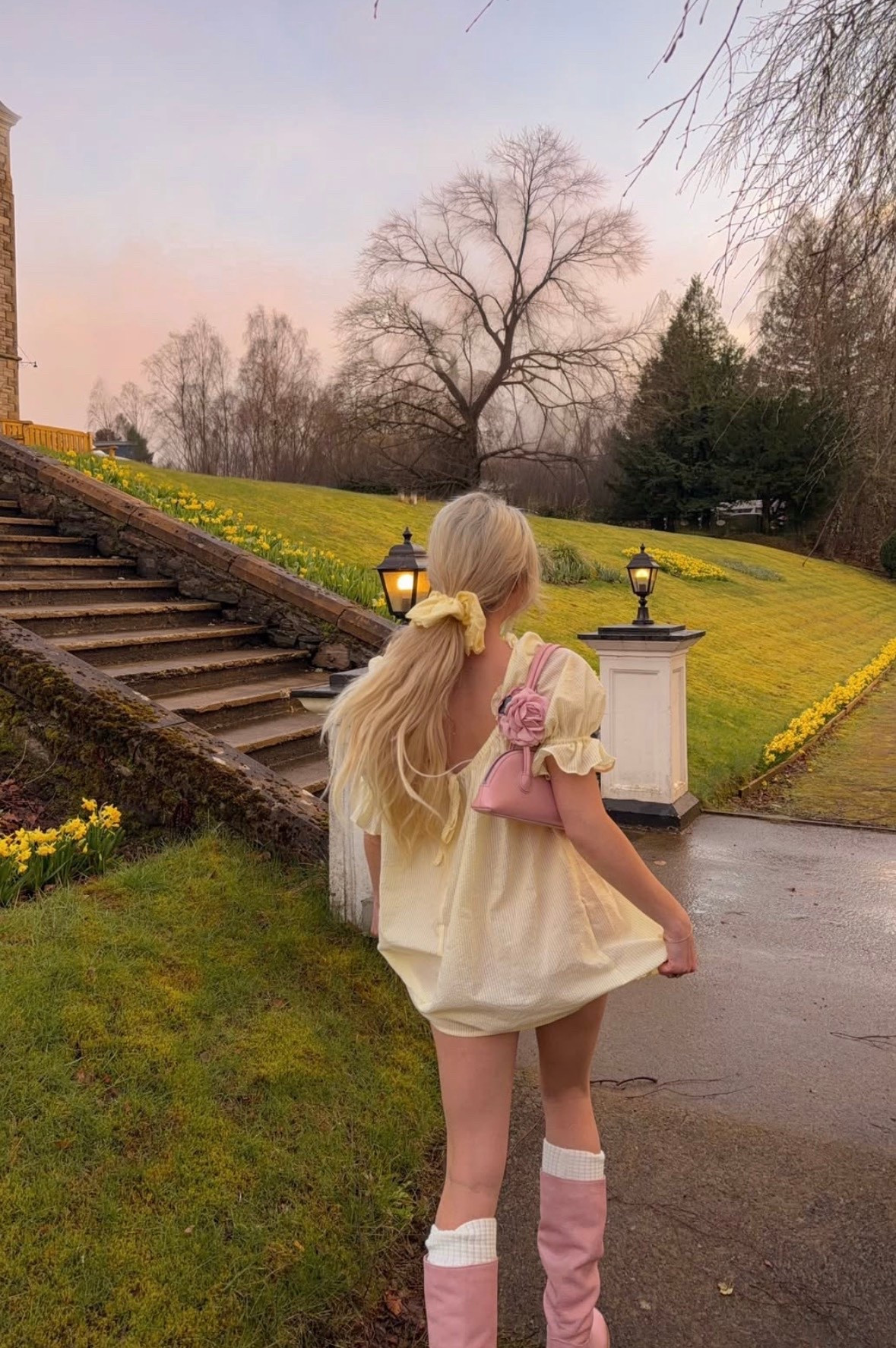 Spring in Scotland !! 🧚🌈🌸🐑🦋

Yellow dress, spring mini dress, princess mini dress, girly mini dress, butter yellow mini dress, spring style 

#LTKgrwm #LTKootd