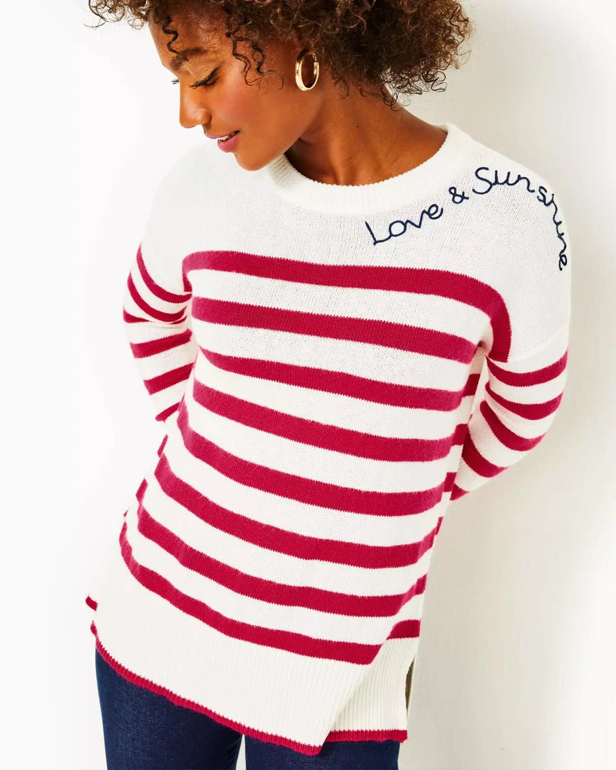 Quince Sweater | Splash of Pink - A Lilly Pulitzer Store