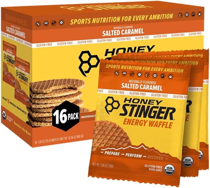 Honey Stinger Organic Gluten Free Salted Caramel Waffle | Energy Stroopwafel for Exercise, Endura... | Amazon (US)