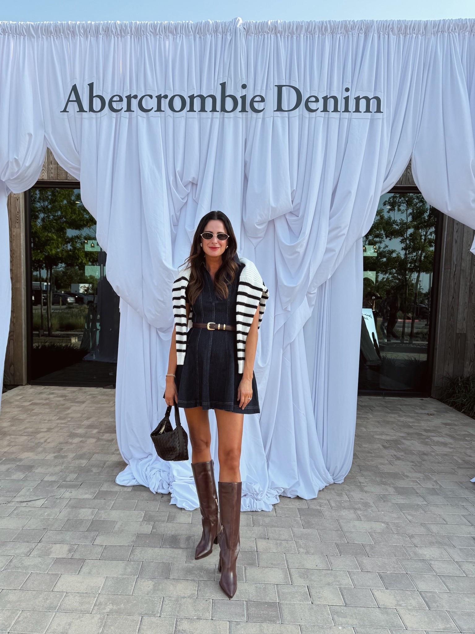 Outfit of the night for LTKCon!! My denim dress is the most flattering I have ever worn! My tall boots are on sale! 

#LTKStyleTip #LTKCon #LTKTall