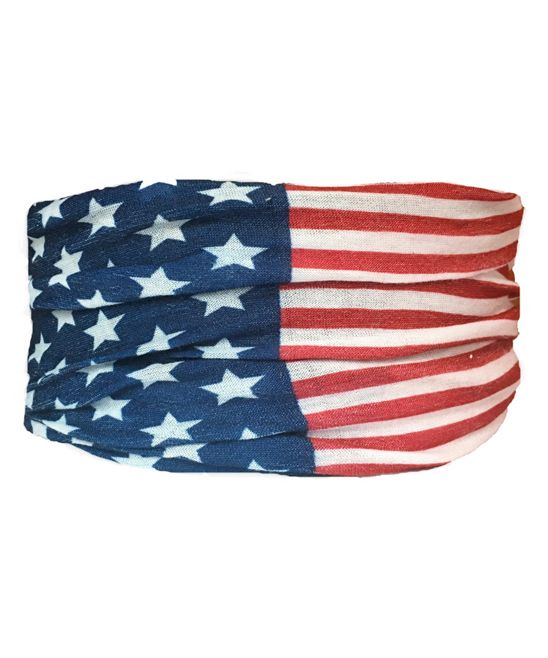 Red & Blue American Tube Turban | zulily