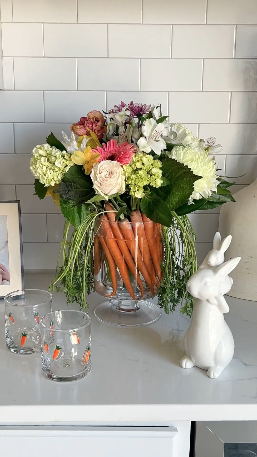 Easter centerpiece. Floral arrangement. Floral vase. Vases. Easter decoration. 

#LTKSeasonal #LTKHome