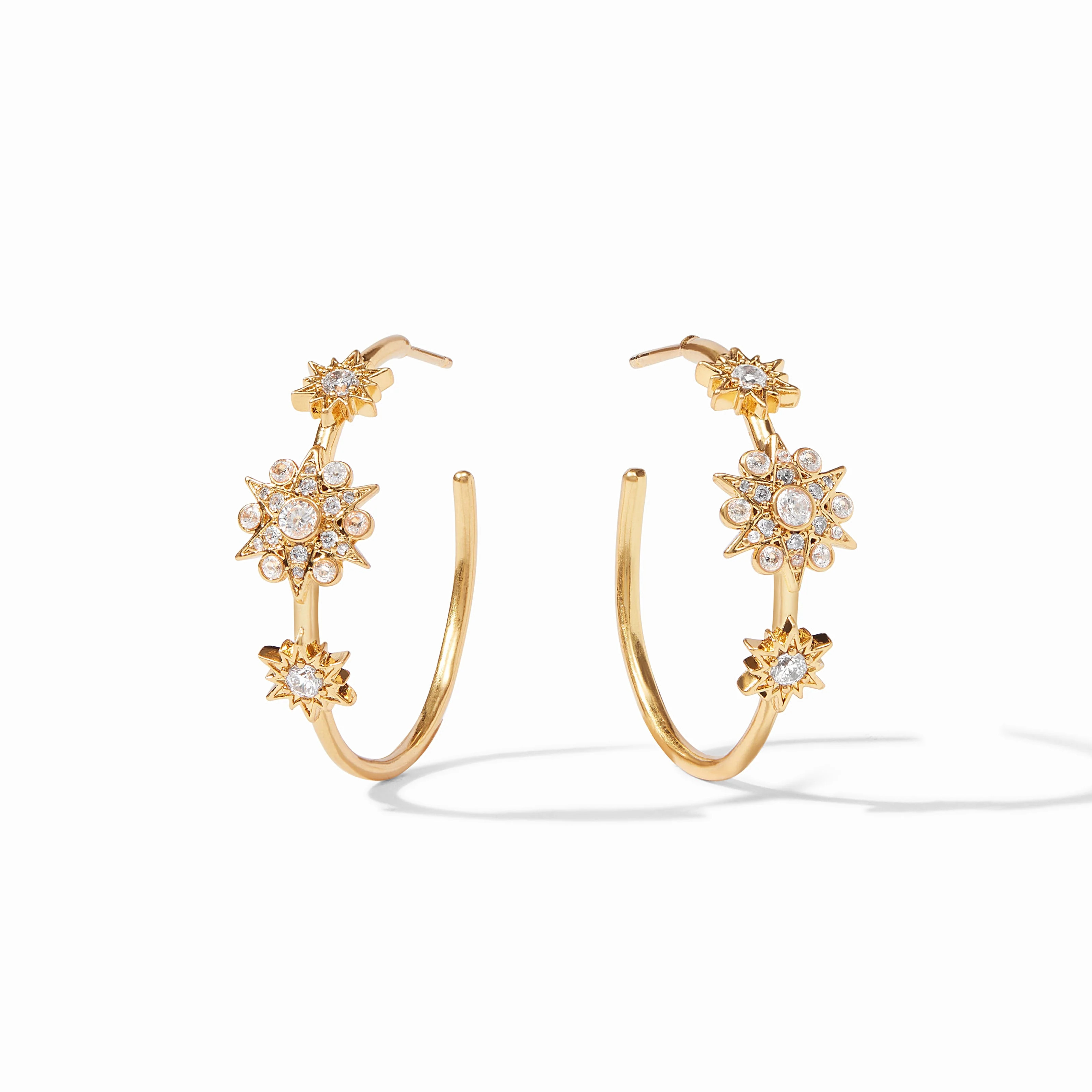 Celeste Gold Hoop Earrings | Julie Vos | Julie Vos