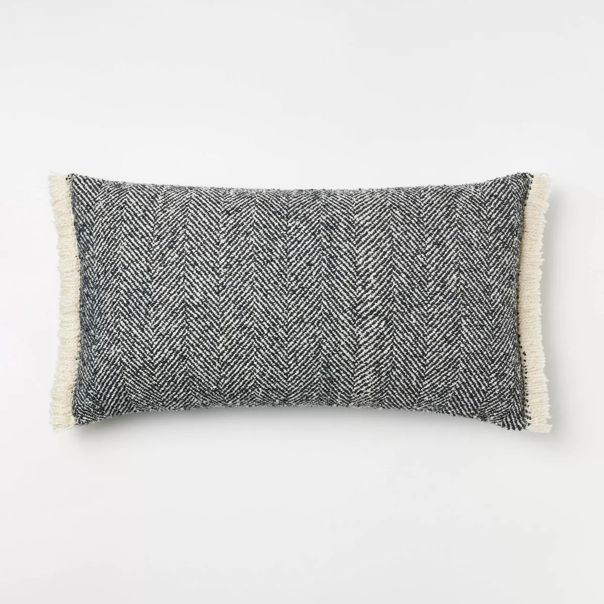 Herringbone with Frayed Edges Throw Pillow - Threshold™ designed with Studio McGee | Target