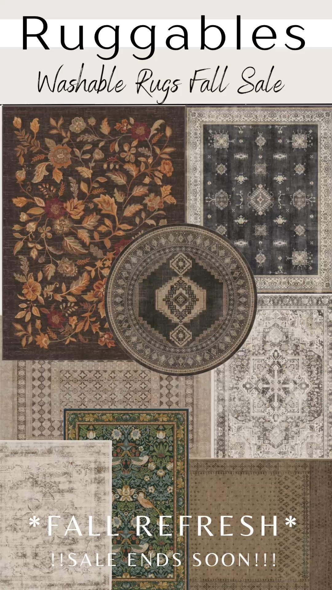 If you are looking for not only quality, but comfort, style, and washable. This is IT!!! Plus don’t miss this SALE and grab your favorite right before the holidays!🦃🌲

I absolutely love 💕 the prints and durability of these washable rugs, I can run them through the wash multiple times without them fraying or messing up. 

The color options bring such a richness and depth to your home, 🏠 living, dining, kitchen or bedroom space. 

#LTKU #LTKHome #LTKSaleAlert