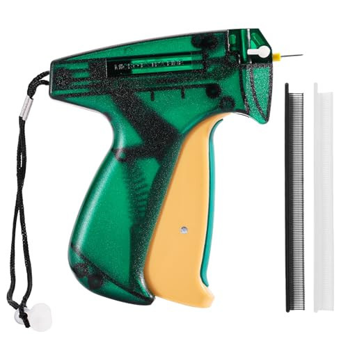 wilfox Tagging Gun Kit, Fine Stitch Tagging Gun for Clothing Mini Stitch Gun for Clothes Sewing Quilting Hemming Quick Stitch Tag Gun with 1 Needle, 1000 Black & 1000 White Micro Fasteners | Amazon (US)