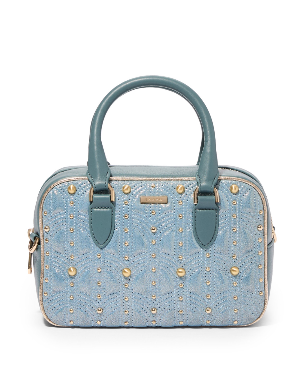 Brahmin Mara Small Satchel Bag - Moonlit Blue Piazza | Macy's