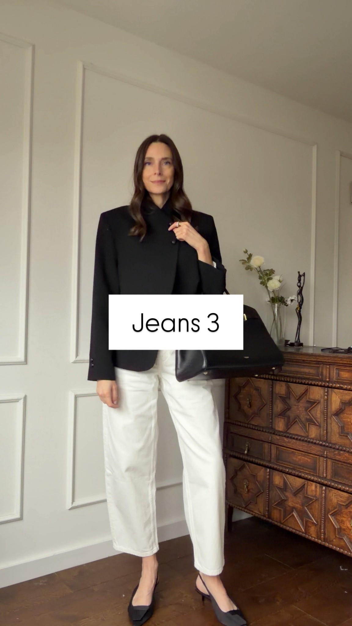 I’m wearing a 27 in the jeans as I hoped this would make them as long as on the model. It did not. 
Wearing a small in the t-shirt and the blazer  

#LTKSeasonal #LTKootd #LTKgrwm