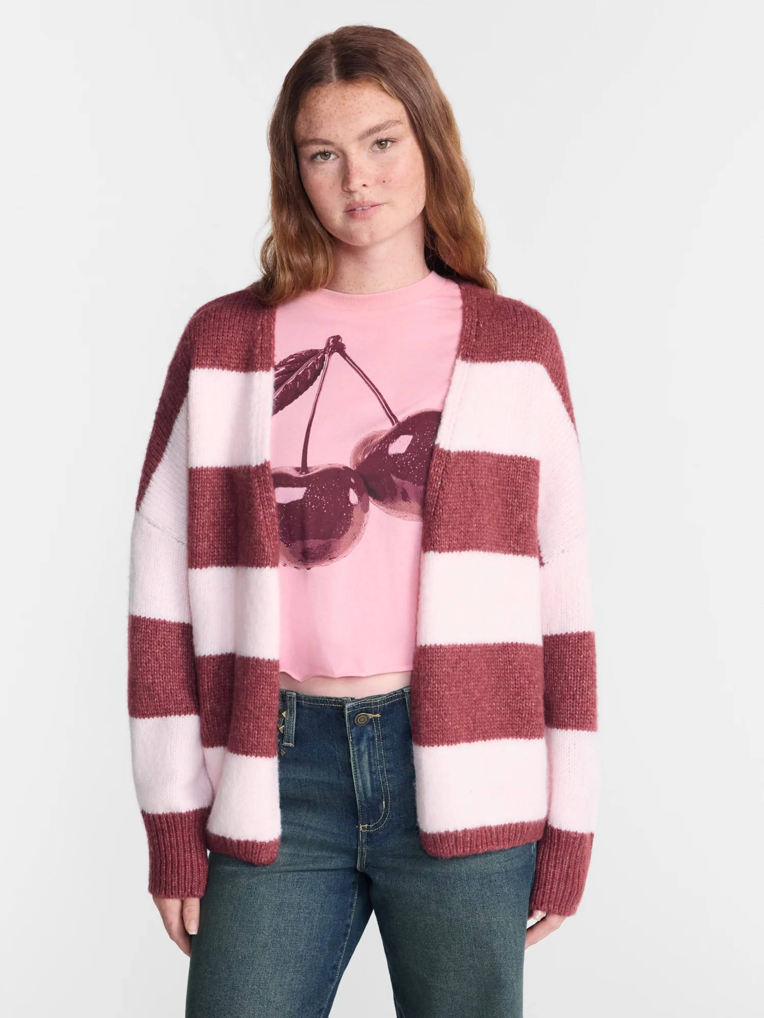 No Boundaries Open Front Cardigan, Women's XXS-4X | Walmart (US)