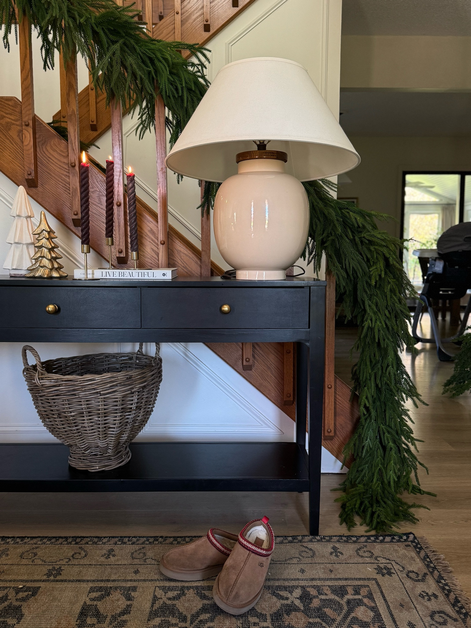 Christmas garland on my staircase all from Amazon 

#LTKHome #LTKFindsUnder50 #LTKHoliday