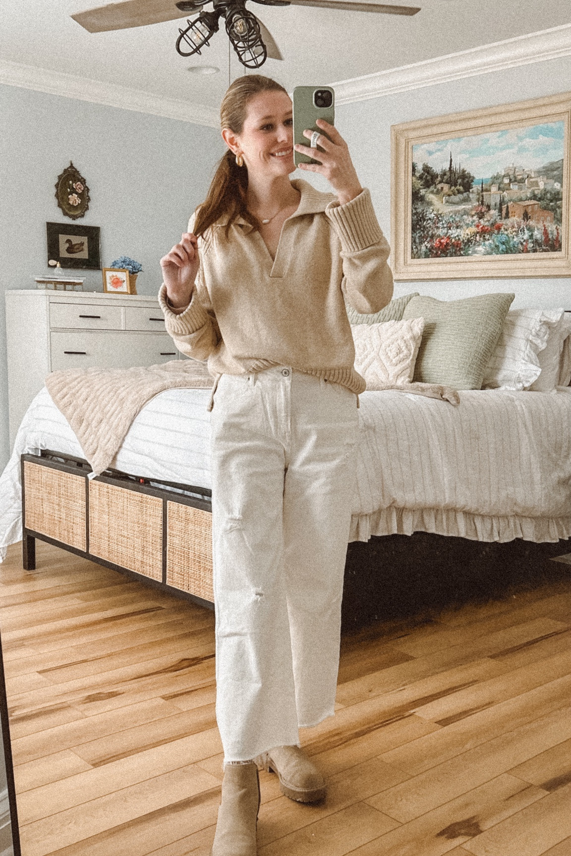 OOTD—Church Fit

abercrombie, church outfit, abercrombie sweater, amazon jeans, white jeans, neutral outfit, boots, walmart boots, winter outfitt

#LTKFindsUnder100 #LTKStyleTip #LTKWorkwear