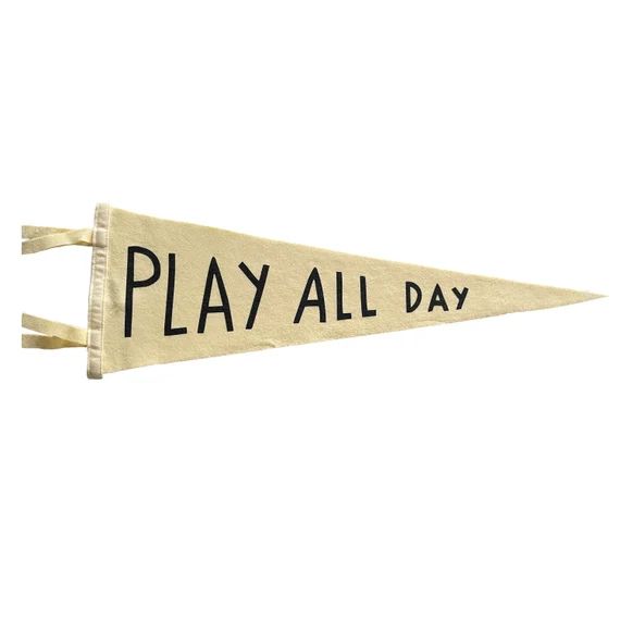 play all day pennant | Etsy (US)