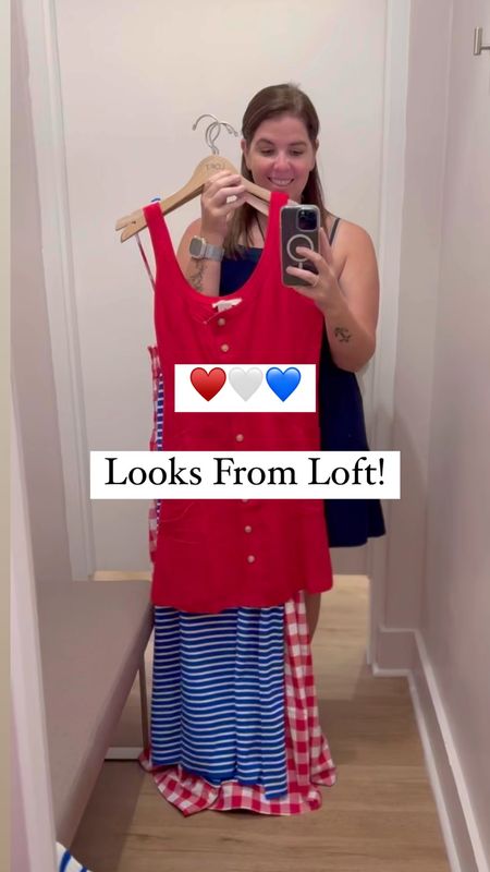 A little 4th of July ♥️🤍💙 haul from Loft! All of these looks are perfect for celebrating the 4th! All of these pieces are currently 40% off! Definitely check these out! 

#LTKMidsize #LTKSaleAlert #LTKStyleTip