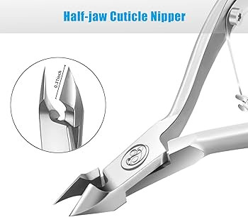 Cuticle Trimmer with Cuticle Pusher - Cuticle Remover Cuticle Nipper Professional Stainless Steel... | Amazon (US)