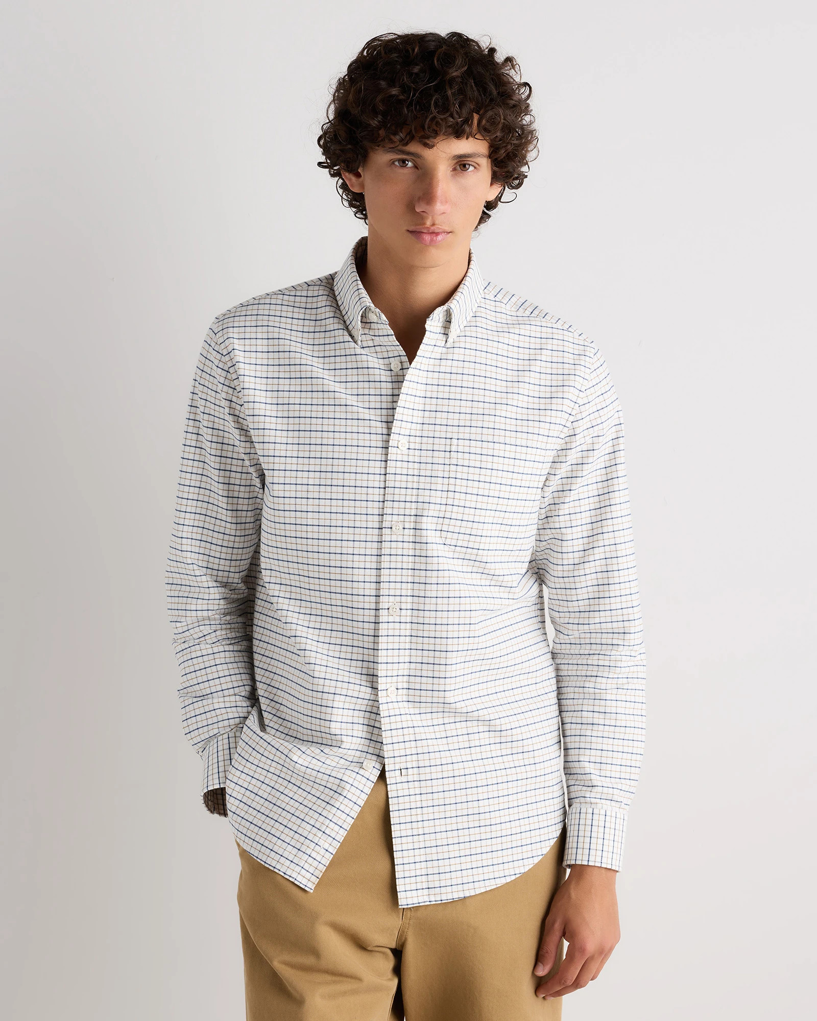 Quince | Men's Oxford Shirt in Light Blue, Size Small, Organic Cotton | Quince