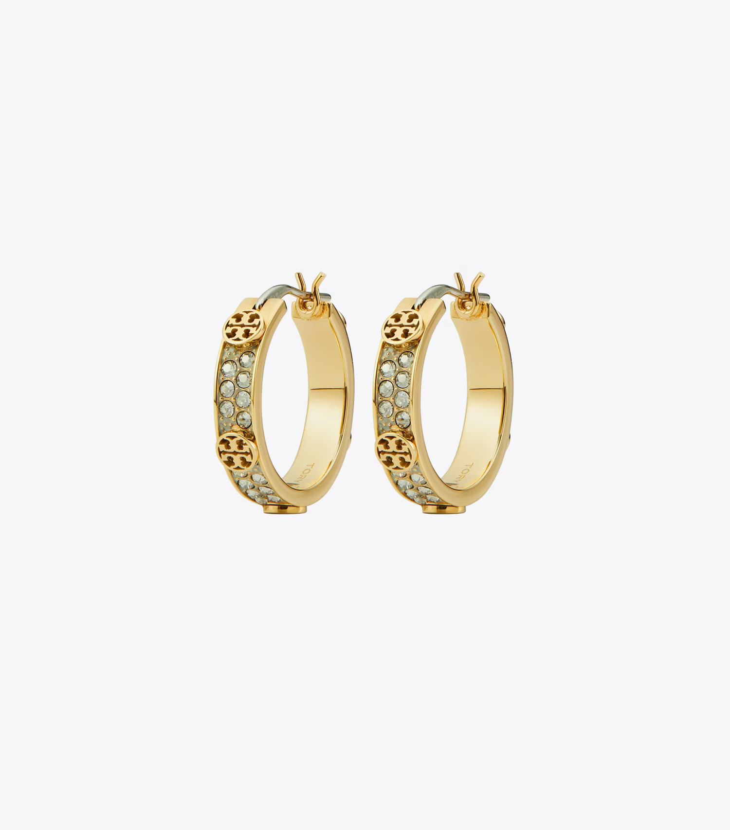 Small Miller Stud Hoop Earring: Women's Designer Earrings | Tory Burch | Tory Burch (US)