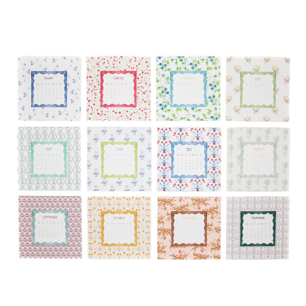 Hand-painted Calendar Set | The Avenue