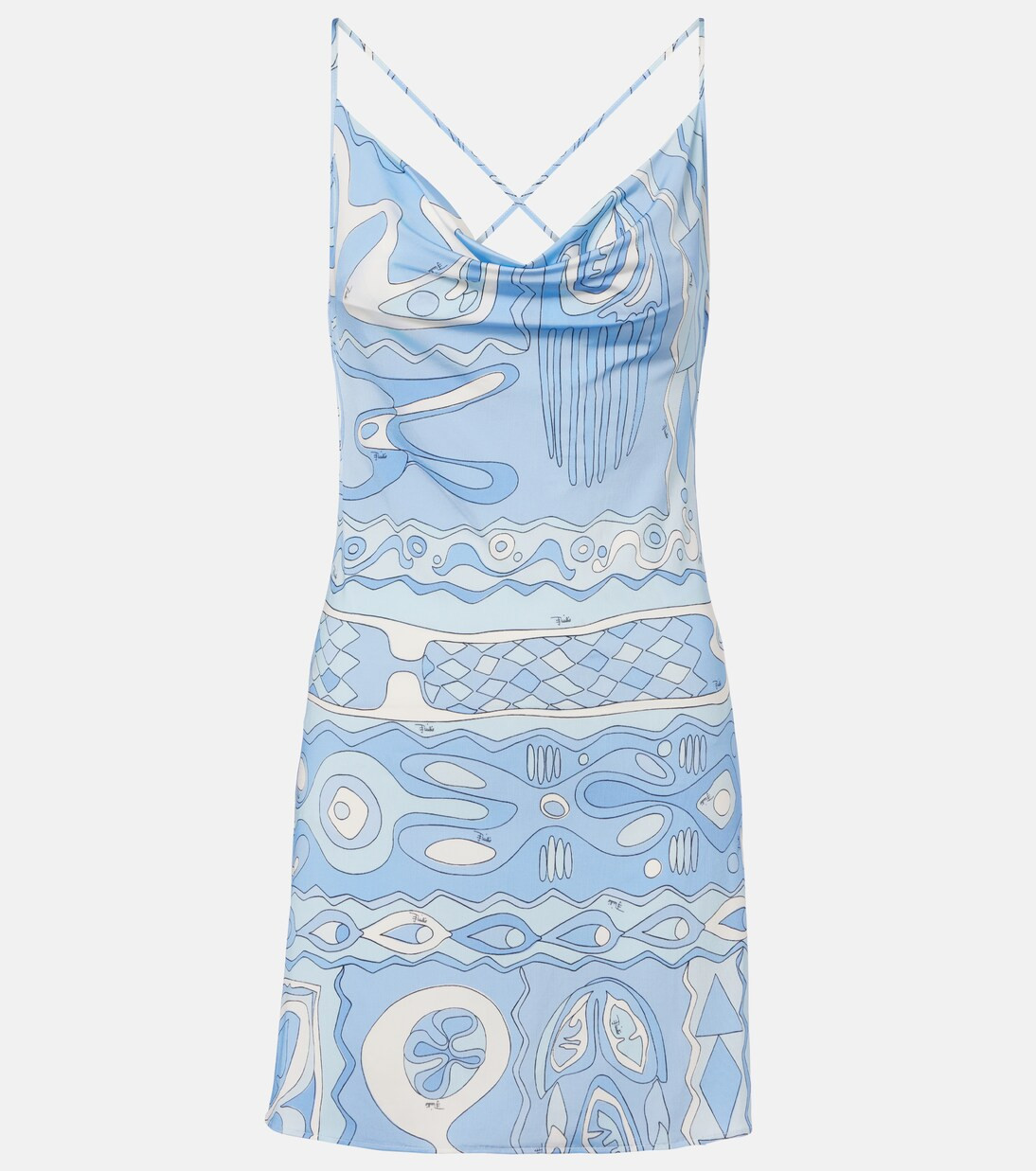 Angoli draped satin jersey minidress | Mytheresa (INTL)
