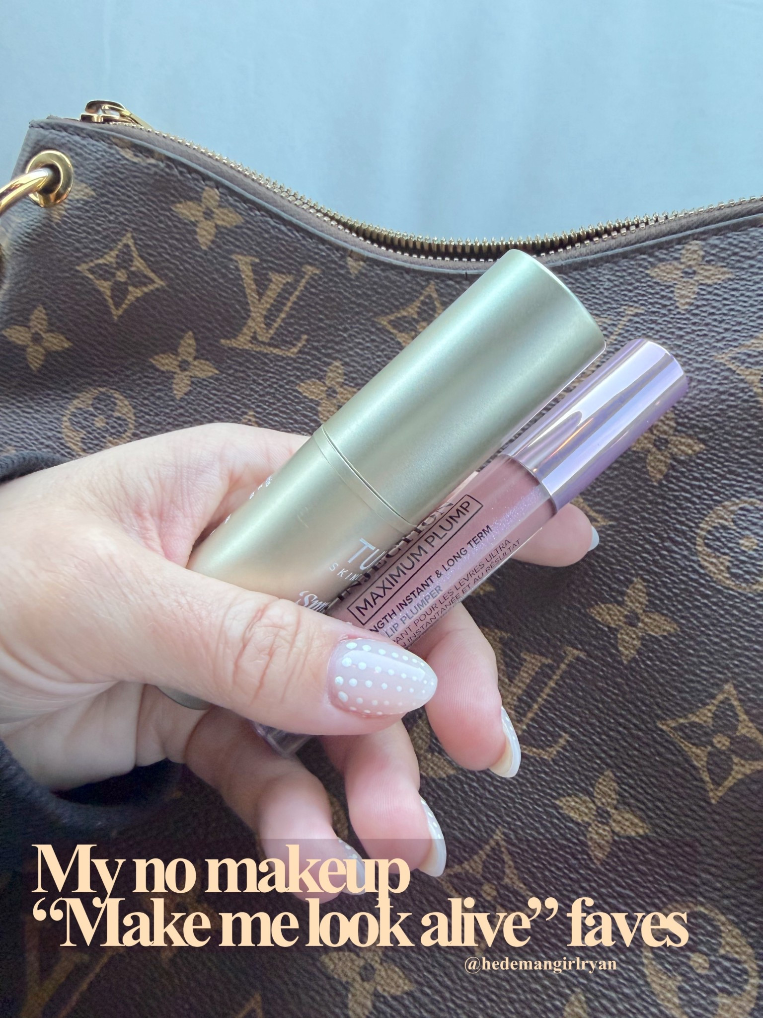 No makeup, no problem. The Tula eye balm has caffeine and a subtle glow for an instant awake look that takes care of the dark circles. Bonus-it’s got a cooling sensation so it feels good on puffy, tired eyes! The two face lip injection, maximum plumper, not only ads a little color but, the ultimate pout to my lips. It’s a staple in my purse at all times. 

#LTKBeauty #LTKmomlife #LTKselfcare