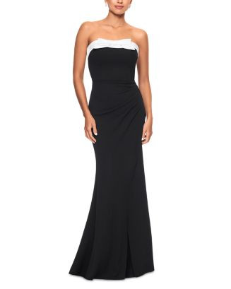 Bow Trim Strapless Gown - Exclusive | Bloomingdale's (US)