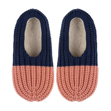 Verloop Colorblock Rib Slippers Navy M/L | Indigo (CA)