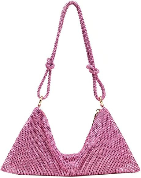 Women Rhinestone Handbag Chic Evening Purse Shiny Hobo bags | Amazon (US)