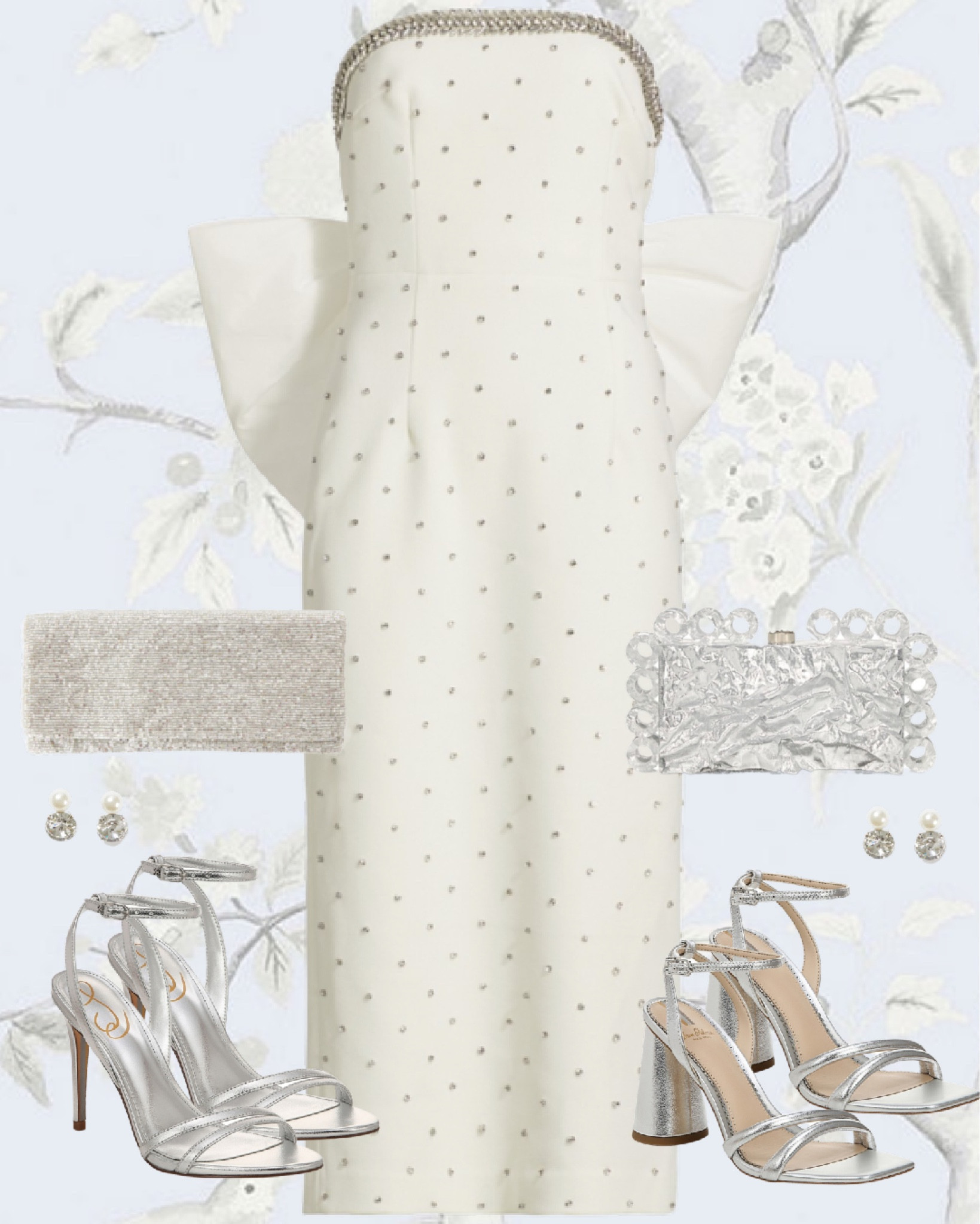 Rehearsal dinner perfection for summer brides! #rehearsaldinner #brides #whitedress 