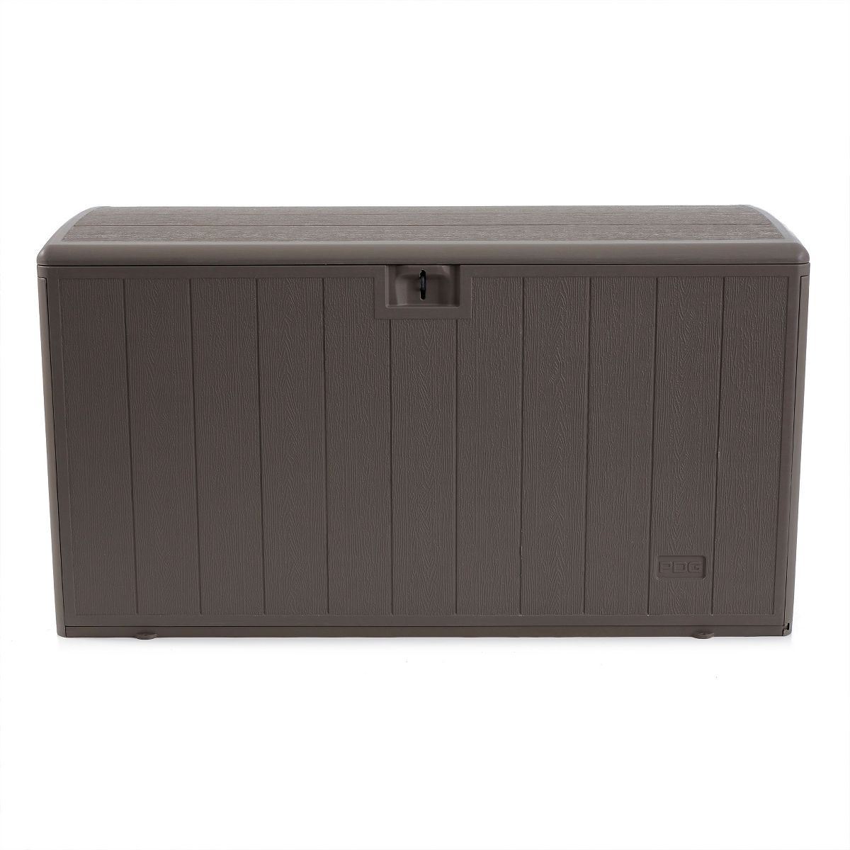 Plastic Development Group 105 Gallon Weatherproof Resin Outdoor Patio Storage Deck Box with Secur... | Target