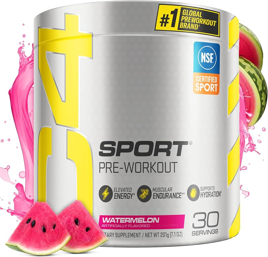 Cellucor C4 Sport Pre Workout Powder Watermelon - Pre Workout Energy with Creatine + 135mg Caffei... | Amazon (US)